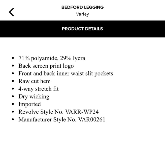 Varley Bedford legging - Picture 5 of 8